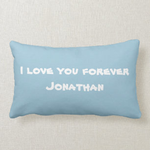 Coussin personnalisé de cou - aimez-vous Jonathan