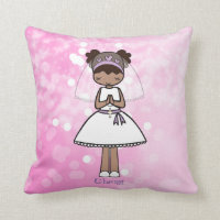 Coussin personnalisé de la première communion