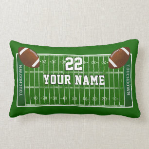 Coussin personnalisé de terrain de football,