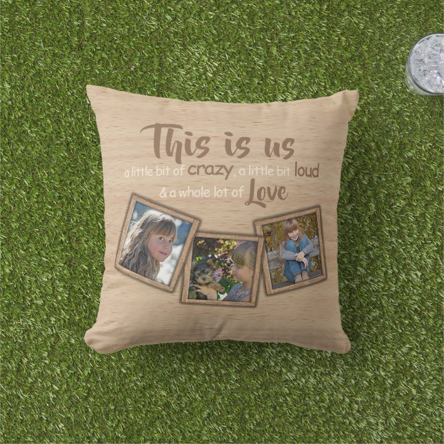 Coussin Personnalisé Drôle Personnalisé Ceci Est Nous Cita (Herbe)