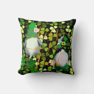 Coussin Personnalisé KISS ME Je suis IRLANDAIS St Patrick