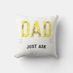 Coussin Personnalisé Meilleur Papa Papa Père Toujours Dema