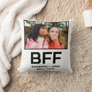 Coussin Personnalisé moderne meilleur ami pour toujours bf