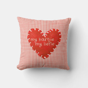 Coussin Personnalisé Mon Hartjie Mon Coeur Applique Liefie