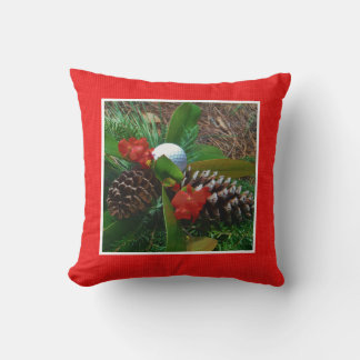 Coussin Personnalisé MONOGRAM solide Rouge ajouter photo