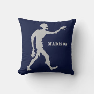 Coussin Personnalisé nom et couleur Zombie lancer des orei