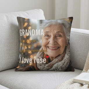 Coussin personnalisé "Sweeter Memories" pour grand