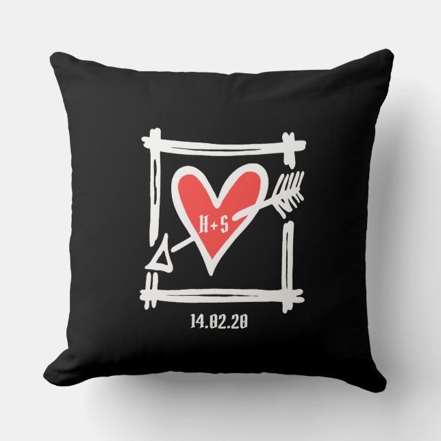 Coussin Personnalisé Veux-Tu M'Épouser ? Proposition de co (Recto)