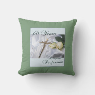 Coussin Personnaliser, 60 ans de profession religieuse