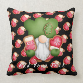 Coussin Personnaliser douce Gnome Texte et couleur 20"X20"