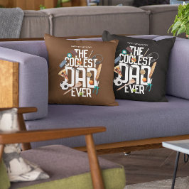 Coussin Personnaliser Moderne Le Père le plus cool jamais