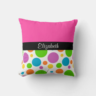 Coussin Personnaliser - Polka Dot Motif