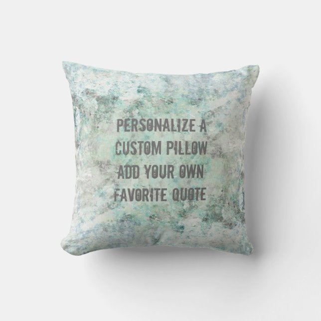 Coussin personnaliser une personnalisation ajouter votre p (Recto)