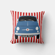 Personnaliser Vintage classique bleu Fiat 500