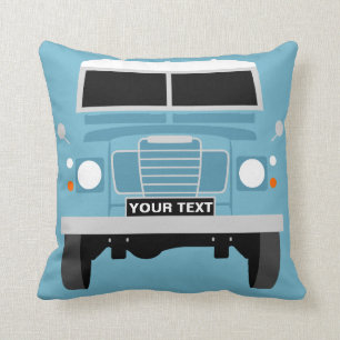 Coussin Personnalisez la série bleue faite sur commande 3