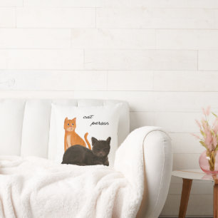 Coussin Personne Chat Mignonne