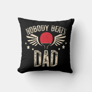Coussin Personne ne bat papa pour un Ping Pong Player Tabl