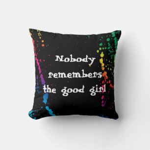 Coussin [Personne ne se souvient d'une bonne fille] Peindr