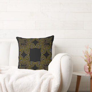 Coussin pétale de fleur d'or