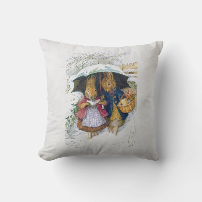 Coussin Peter Rabbit (parapluie) (Recto)
