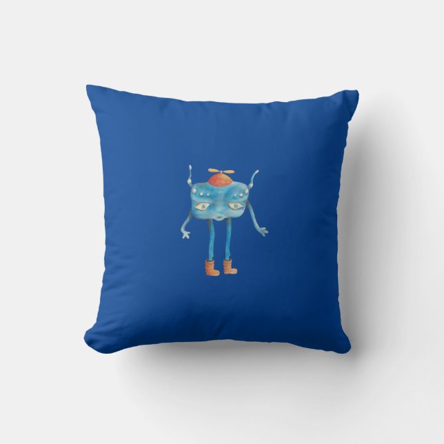 Coussin Petit Alien Pi (Recto)