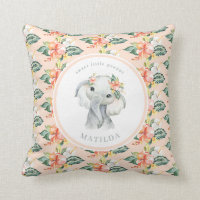 Petit bébé à fleurs d'éléphant de cacahuètes