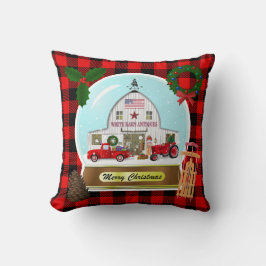 Coussin Petit Camion rouge Mondes d'automne et d'hiver