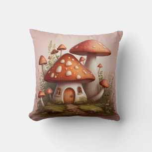 Coussin petit champignon à la maison