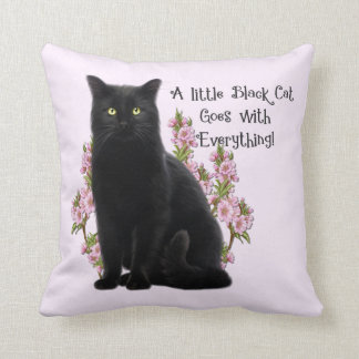 COUSSIN PETIT CHAT NOIR