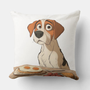 Coussin Petit-déjeuner chien