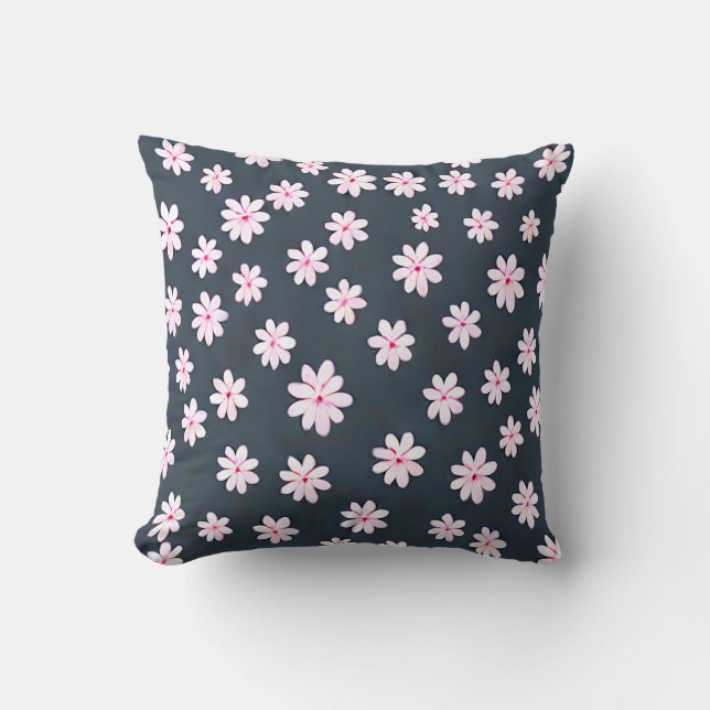 Coussin Petit motif floral mignon (Recto)