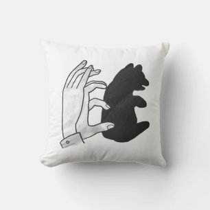 Coussin Petit ours Ours Silhouette Main