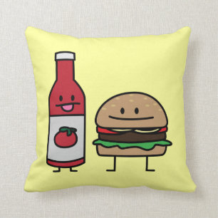 Coussin Petit pâté de petit pain d'amis d'aliments de