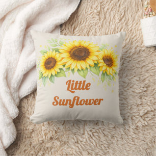 Coussin Petite Art de Crèche Tournesol