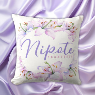 Coussin Petite-fille italienne ou cadeau nièce