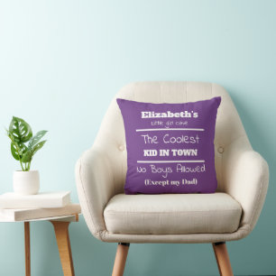 Coussin Petite grotte de fille pas de garçons permis viole
