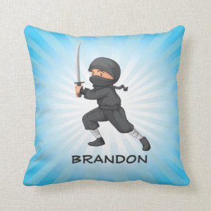 Coussin Petite Ninja Design Jeu d'oreiller