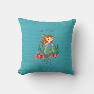 Coussin Petite soeur de la mignonne sirène