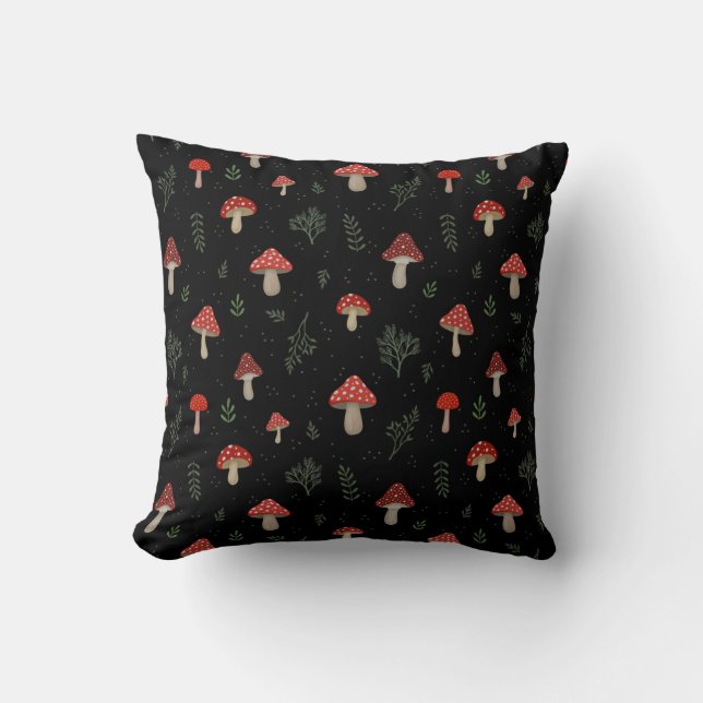 Coussin Petits Champignons (Recto)