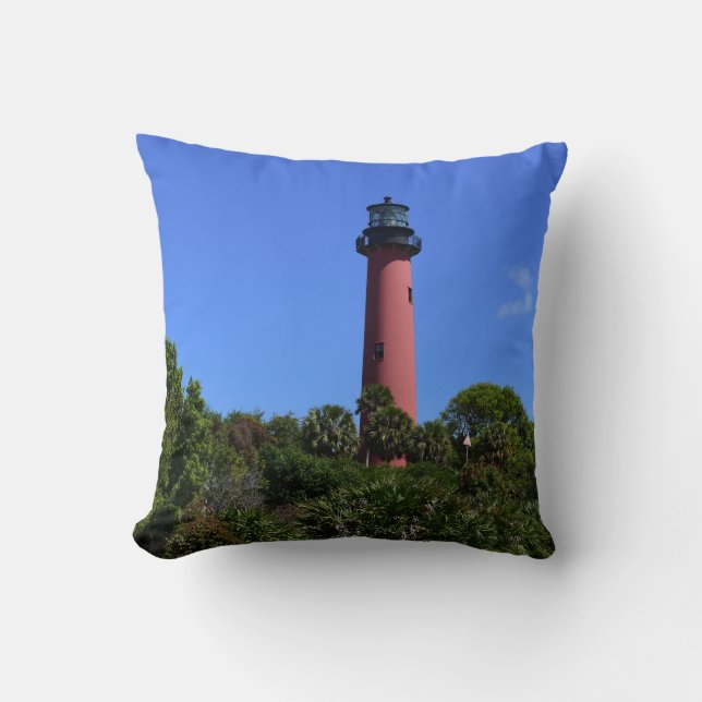 Coussin Phare de Jupiter Photo sur une photo (Recto)