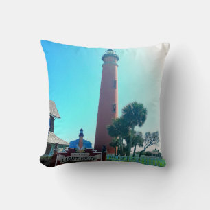 Coussin Phare de Ponce De Leon Inlet sur une photo