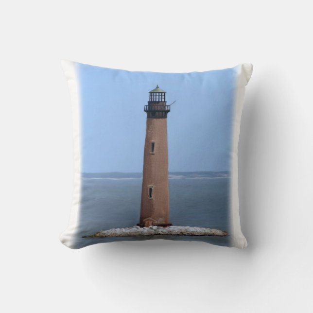 Coussin phare d'île de sable (Recto)