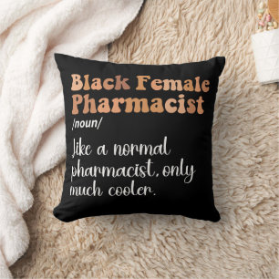 Coussin Pharmacienne noire Définition drôle