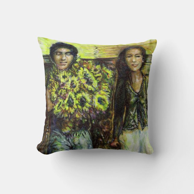 Coussin Phase de ChapeI Sixtine d'un ChaIIenge (Recto)