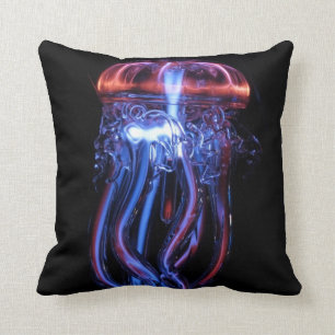 Coussin phénomène léger lumineux de méduses fraîches