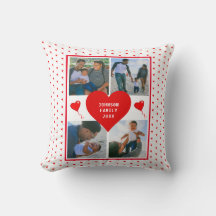 Photo Collage Famille Personnalisée Valentine Coeu