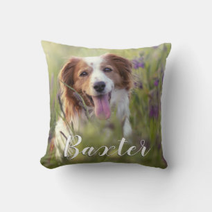 Coussin Photo de compagnie personnalisée pour animal de co