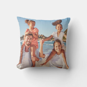 Coussin Photo de famille double face personnalisé