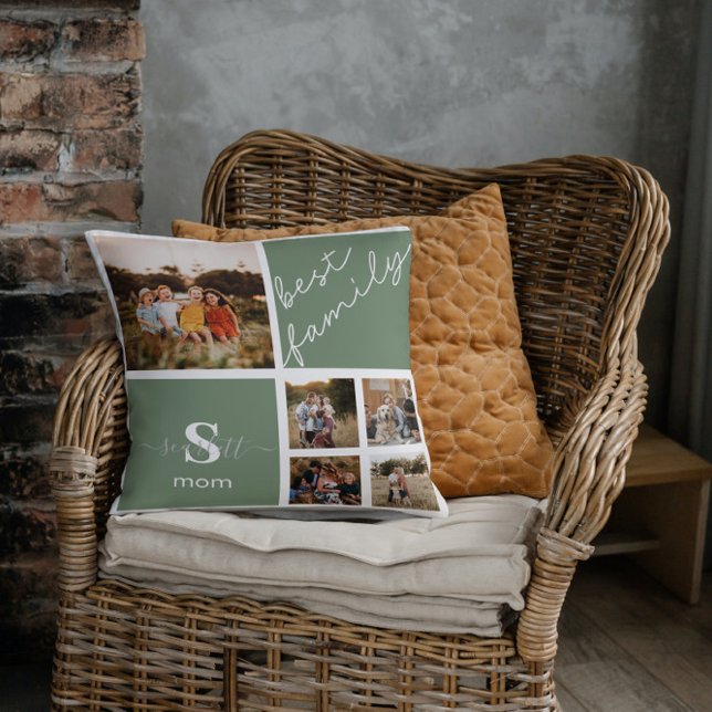 Coussin Photo de famille personnalisée et devis de famille (Créateur téléchargé)