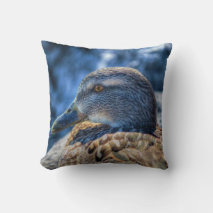 Coussin Photo de la faune de Mallard Duck pour les amateur